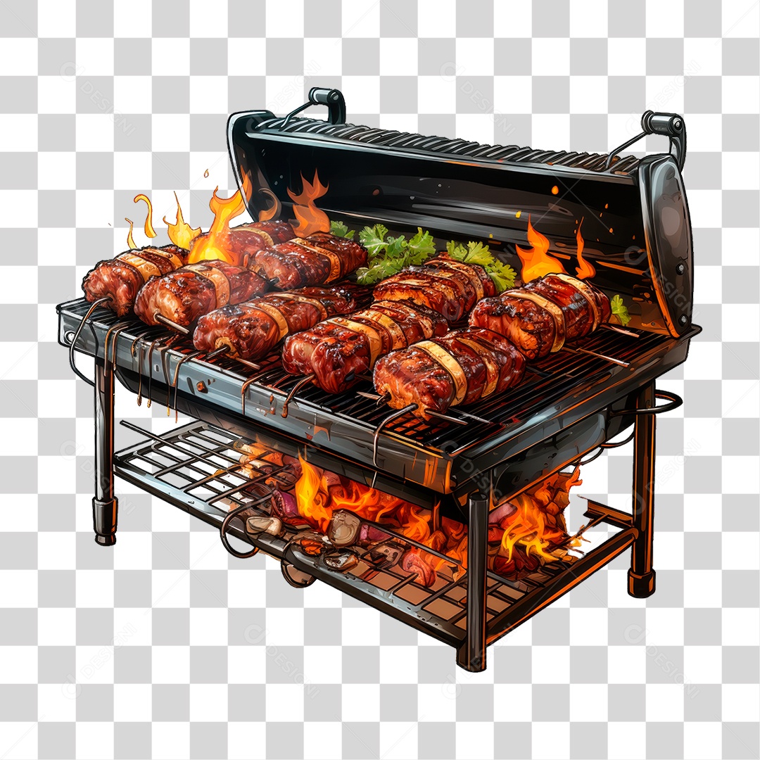Carne Assando PNG Transparente