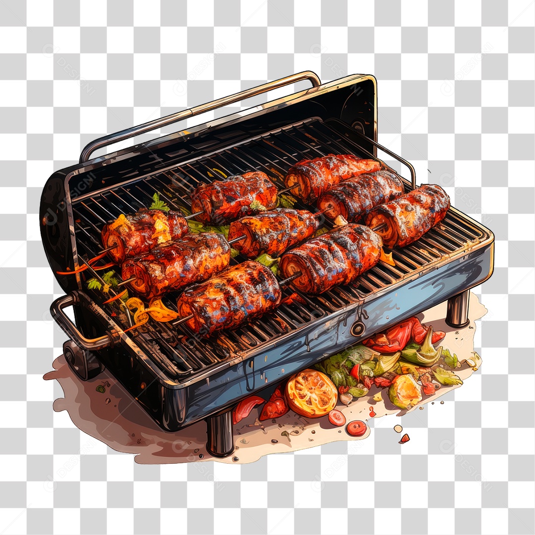 Carne Assando PNG Transparente