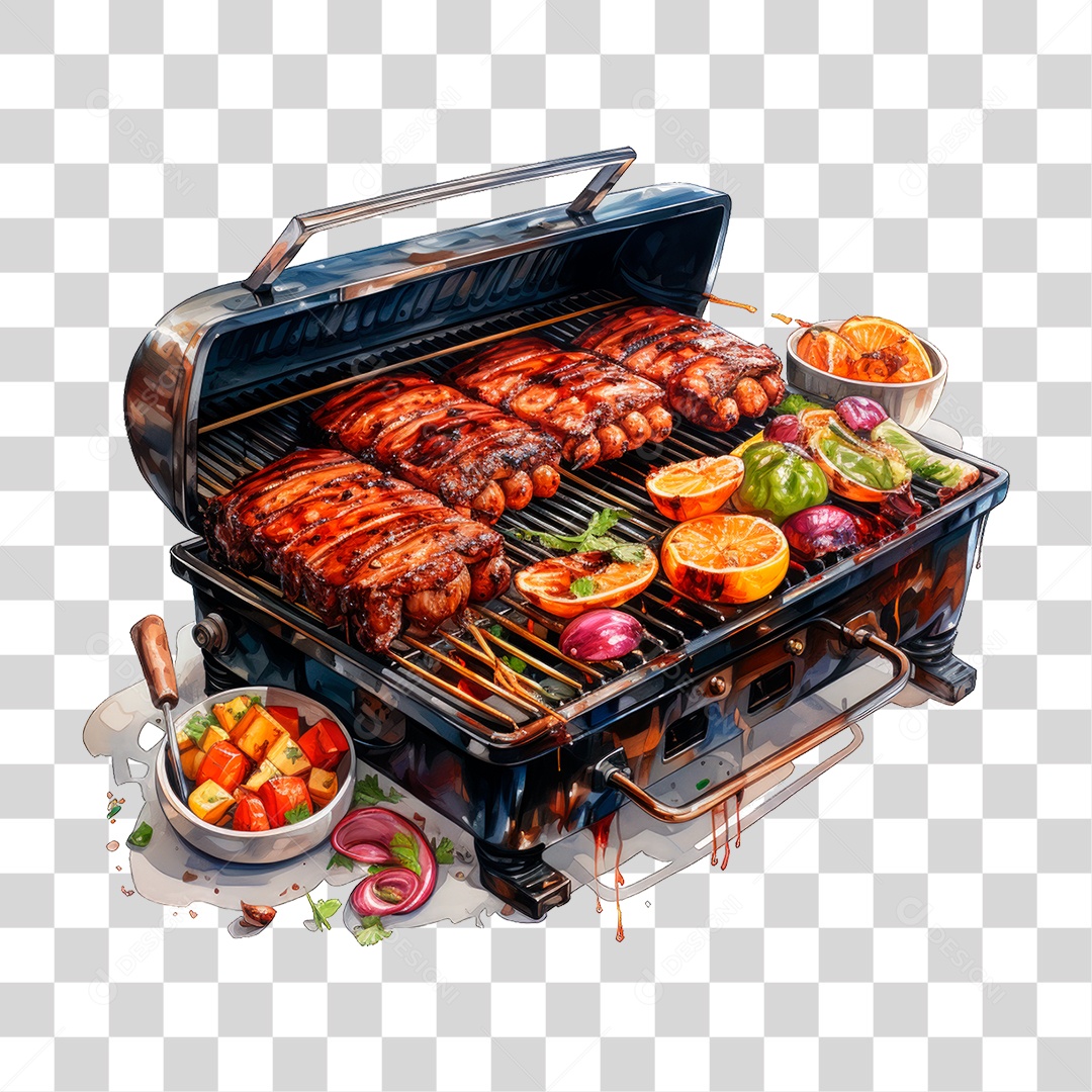 Carne Assando PNG Transparente