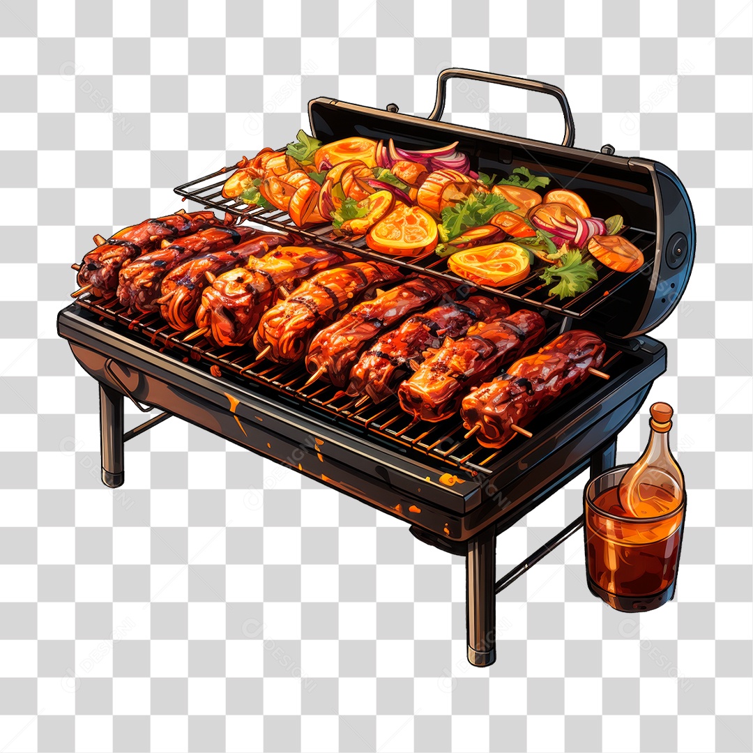 Carne Assando PNG Transparente