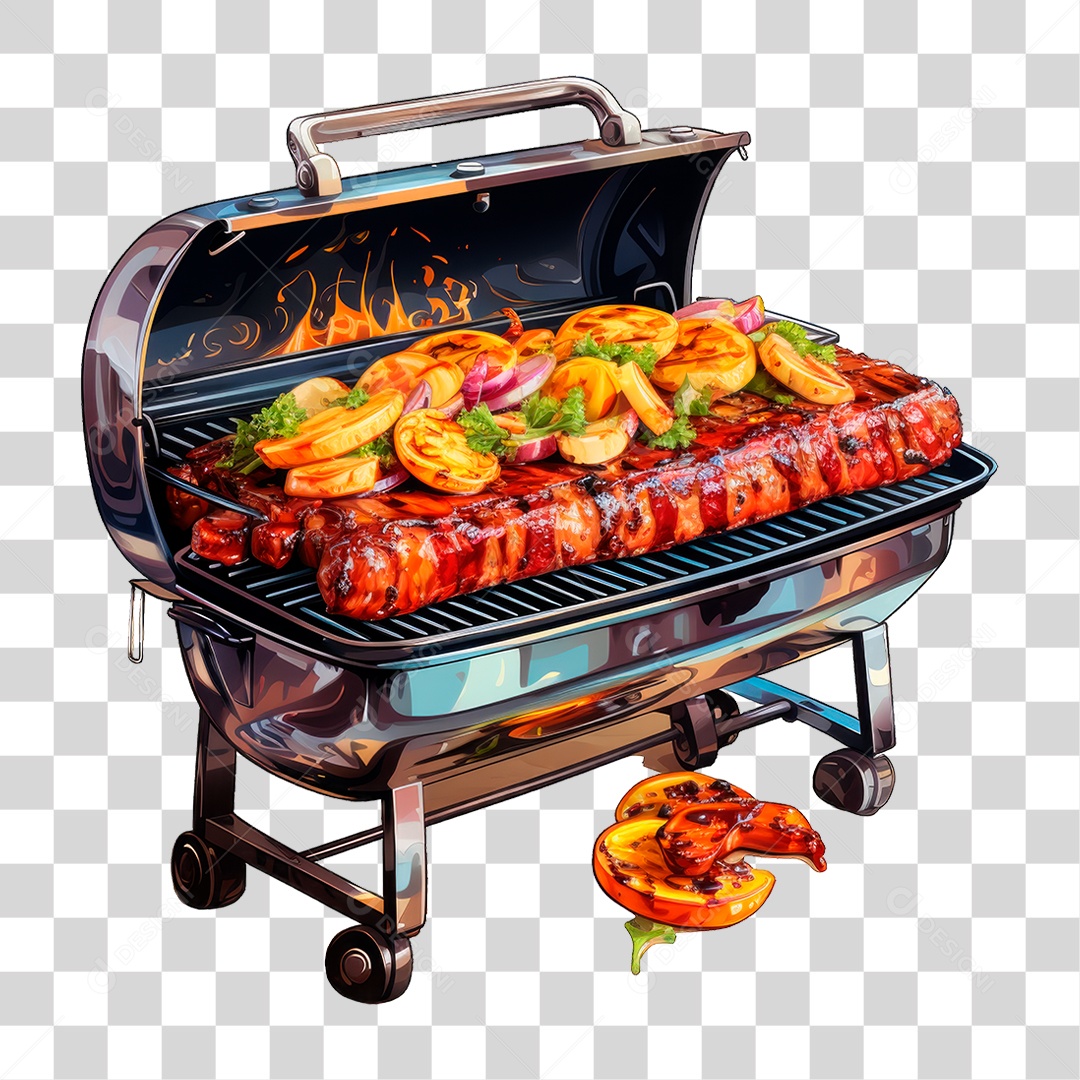 Carne Assando PNG Transparente
