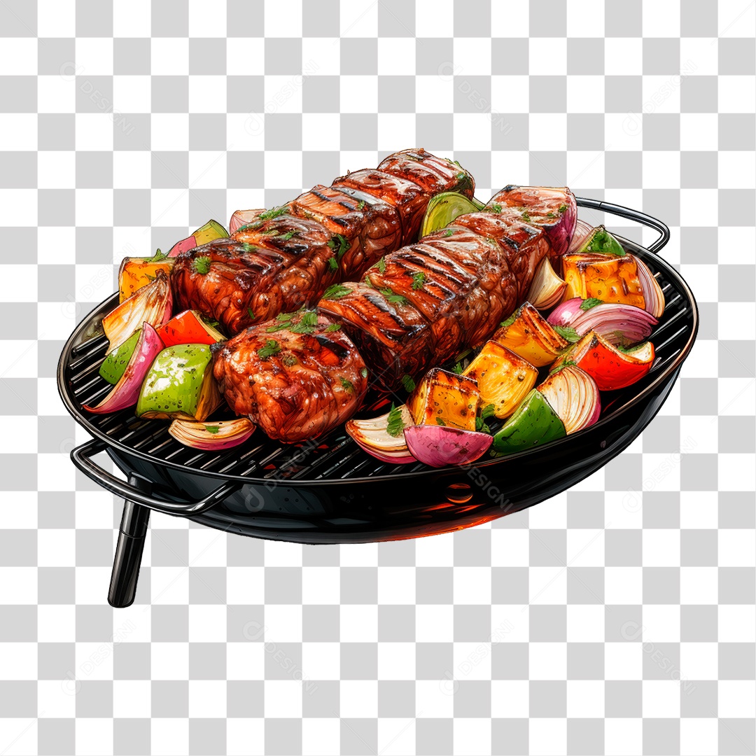 Carne Assando PNG Transparente