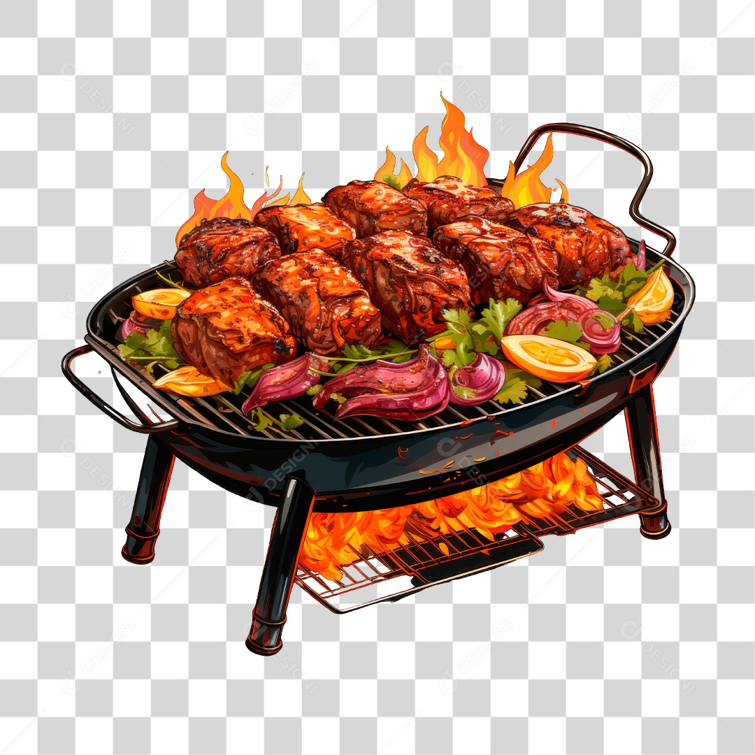 Carne Assando PNG Transparente