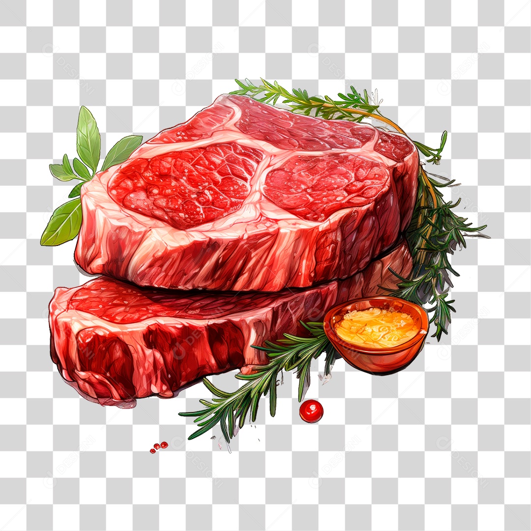 Pedaço de Carne PNG Transparente