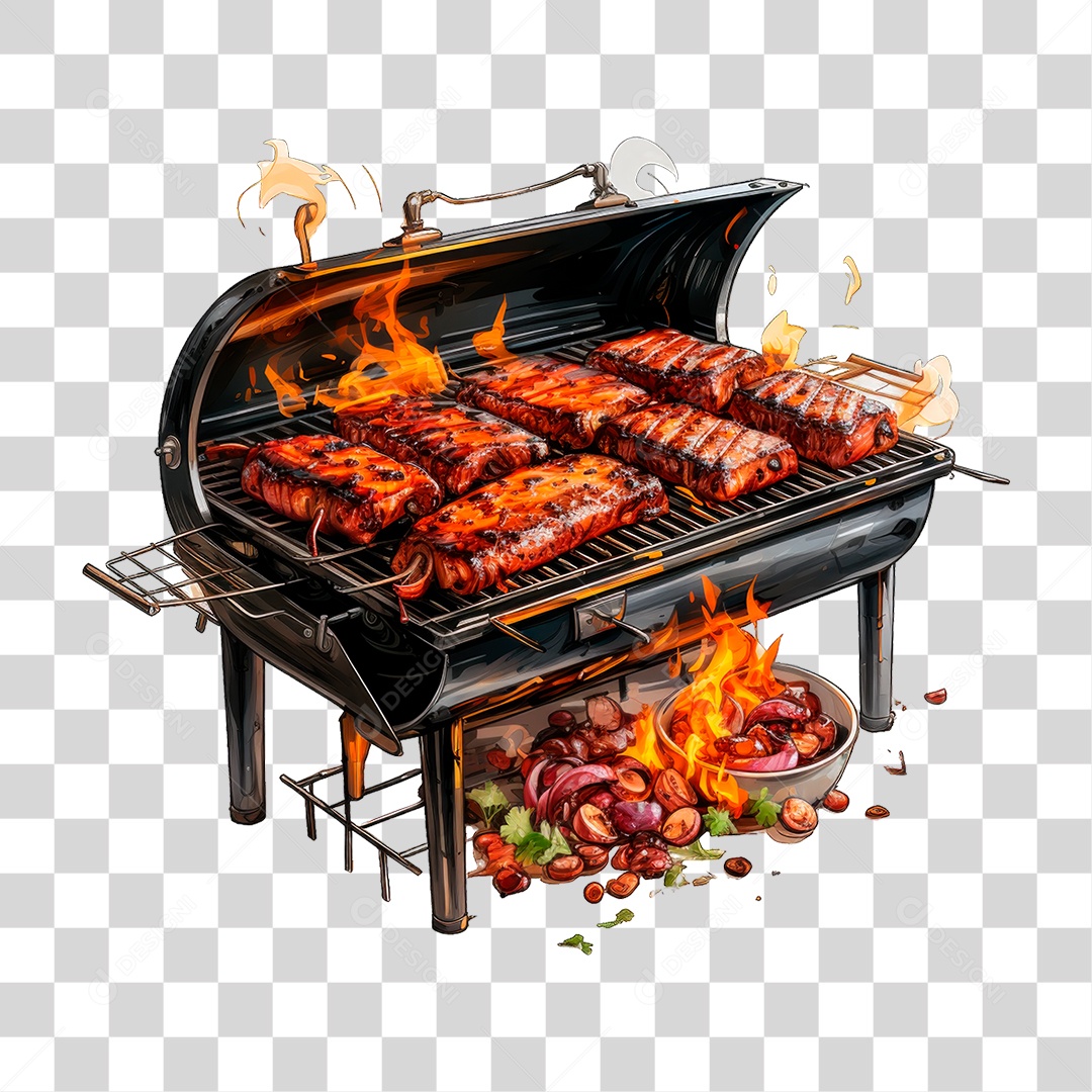 Carne Assando PNG Transparente