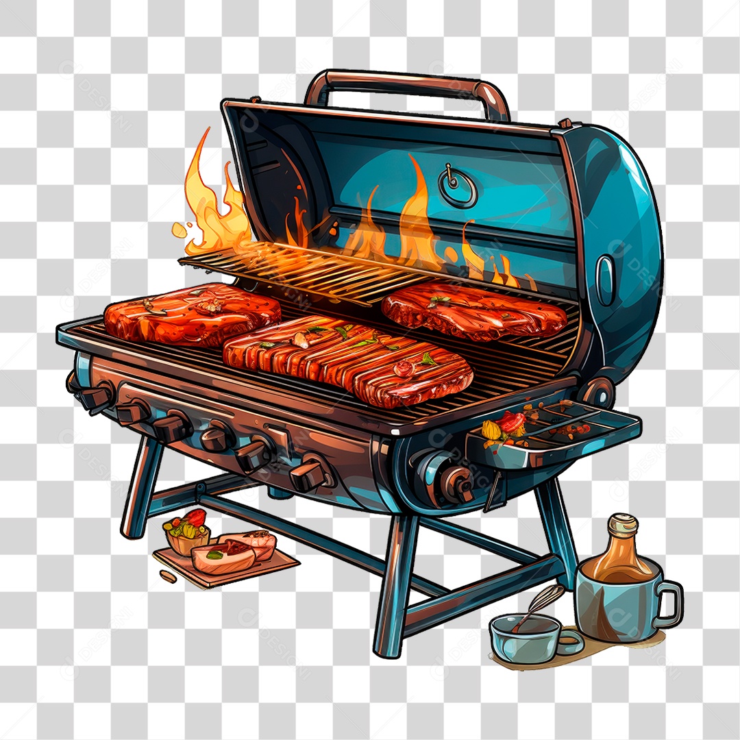 Carne Assando PNG Transparente