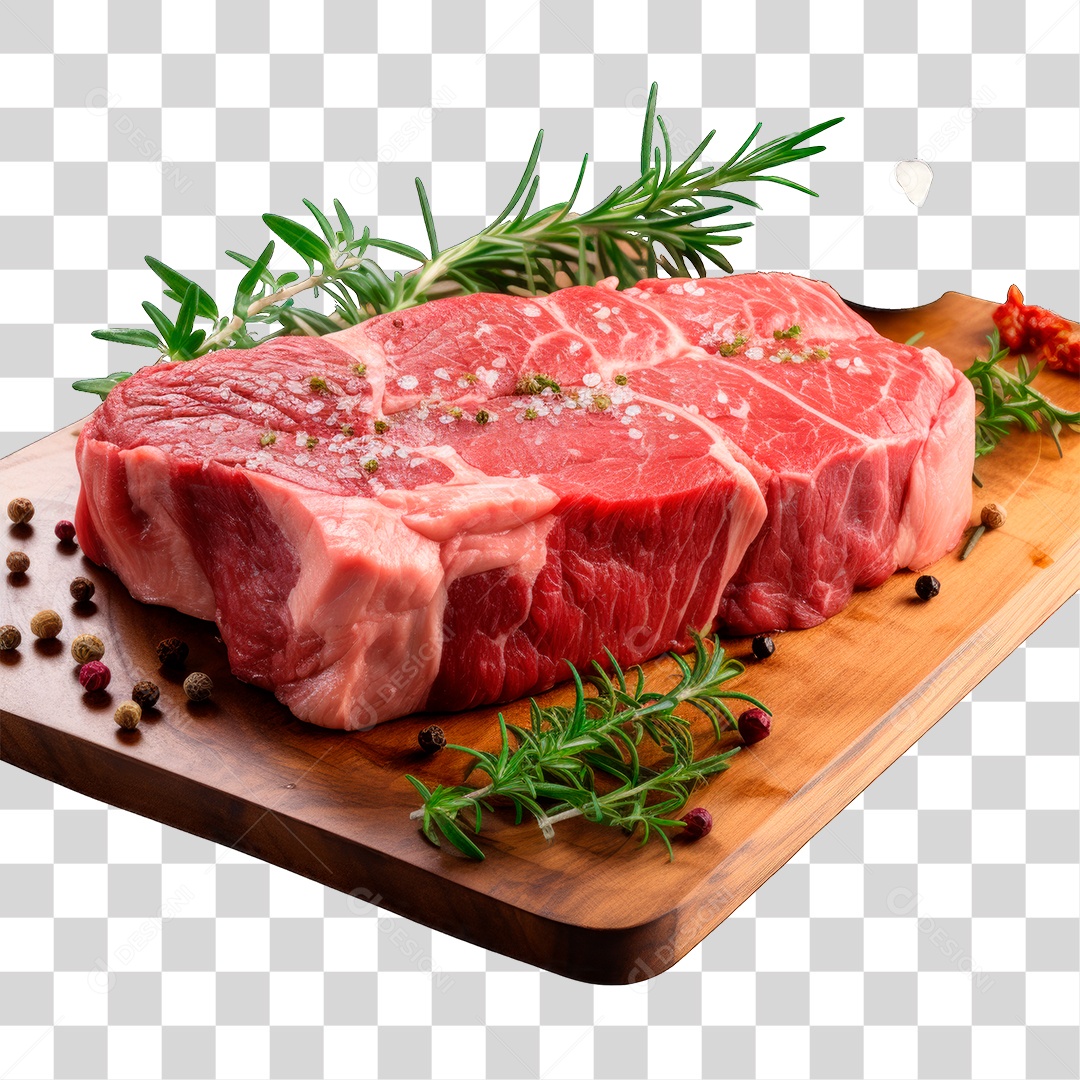 Pedaço de Carne Crua PNG Transparente