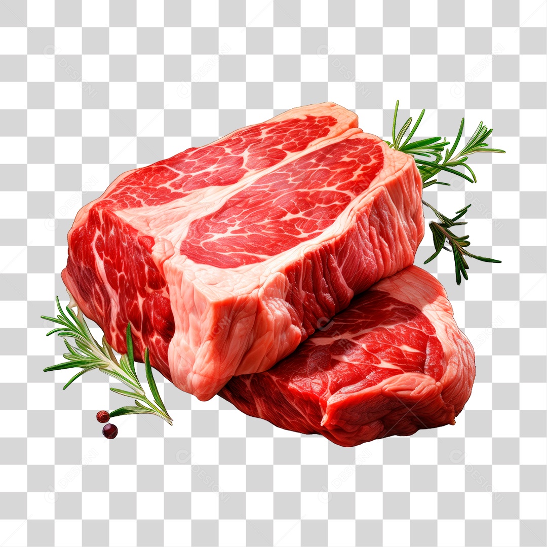 Pedaço de Carne Crua PNG Transparente