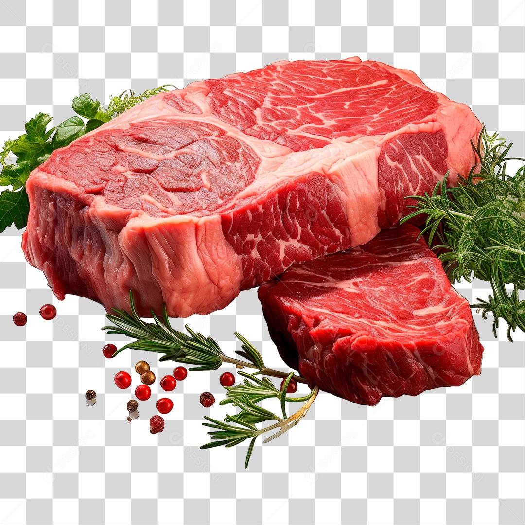Pedaço de Carne Crua PNG Transparente