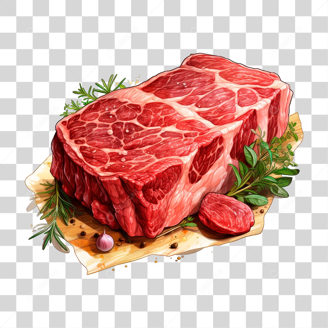 Pedaço de Carne PNG Transparente