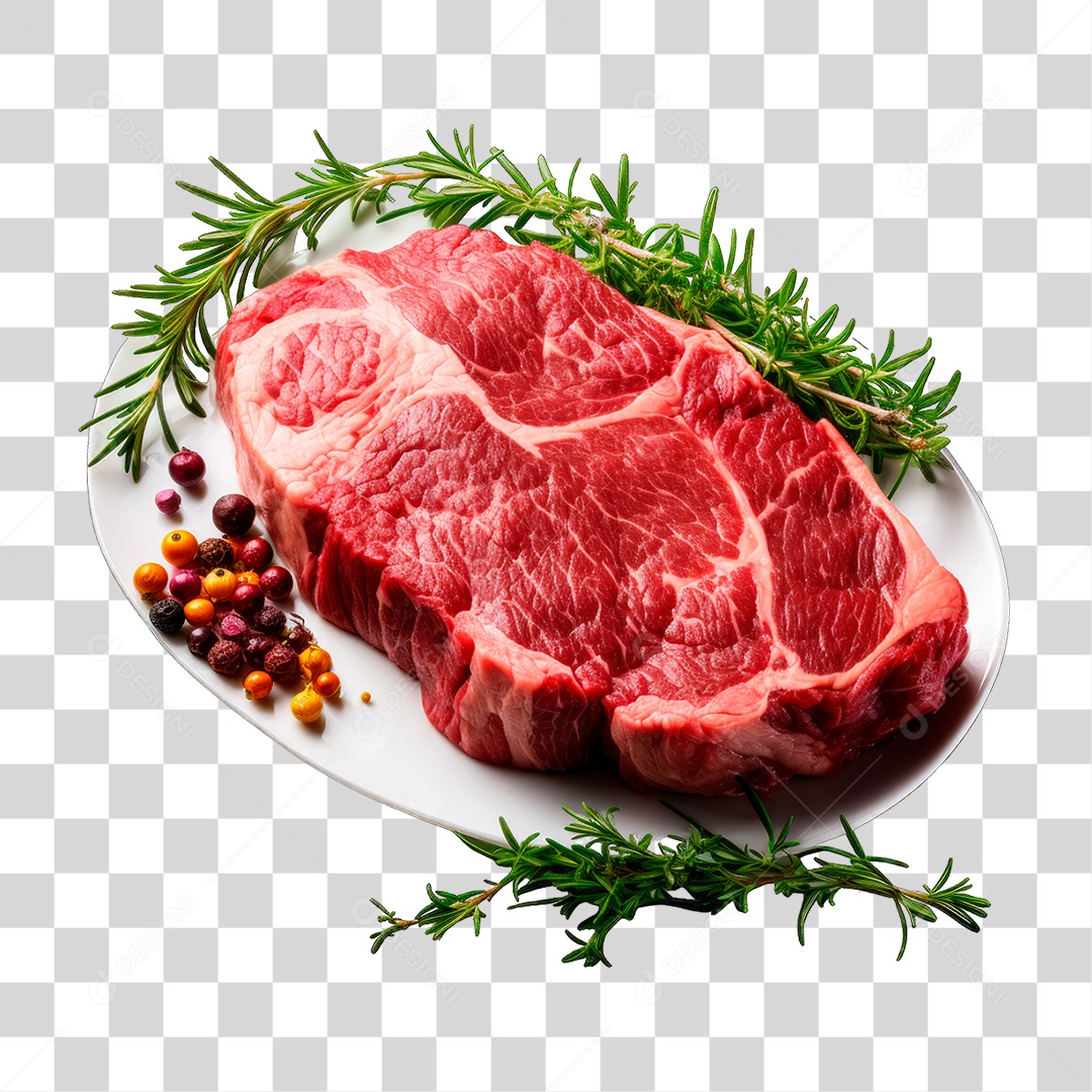 Pedaço de Carne Crua PNG Transparente