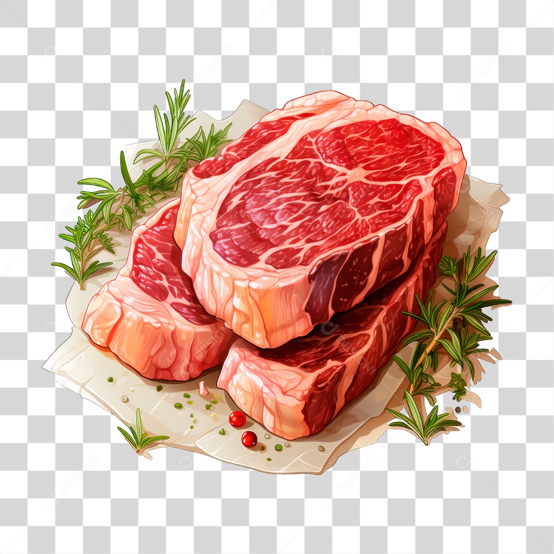 Pedaço de Carne PNG Transparente