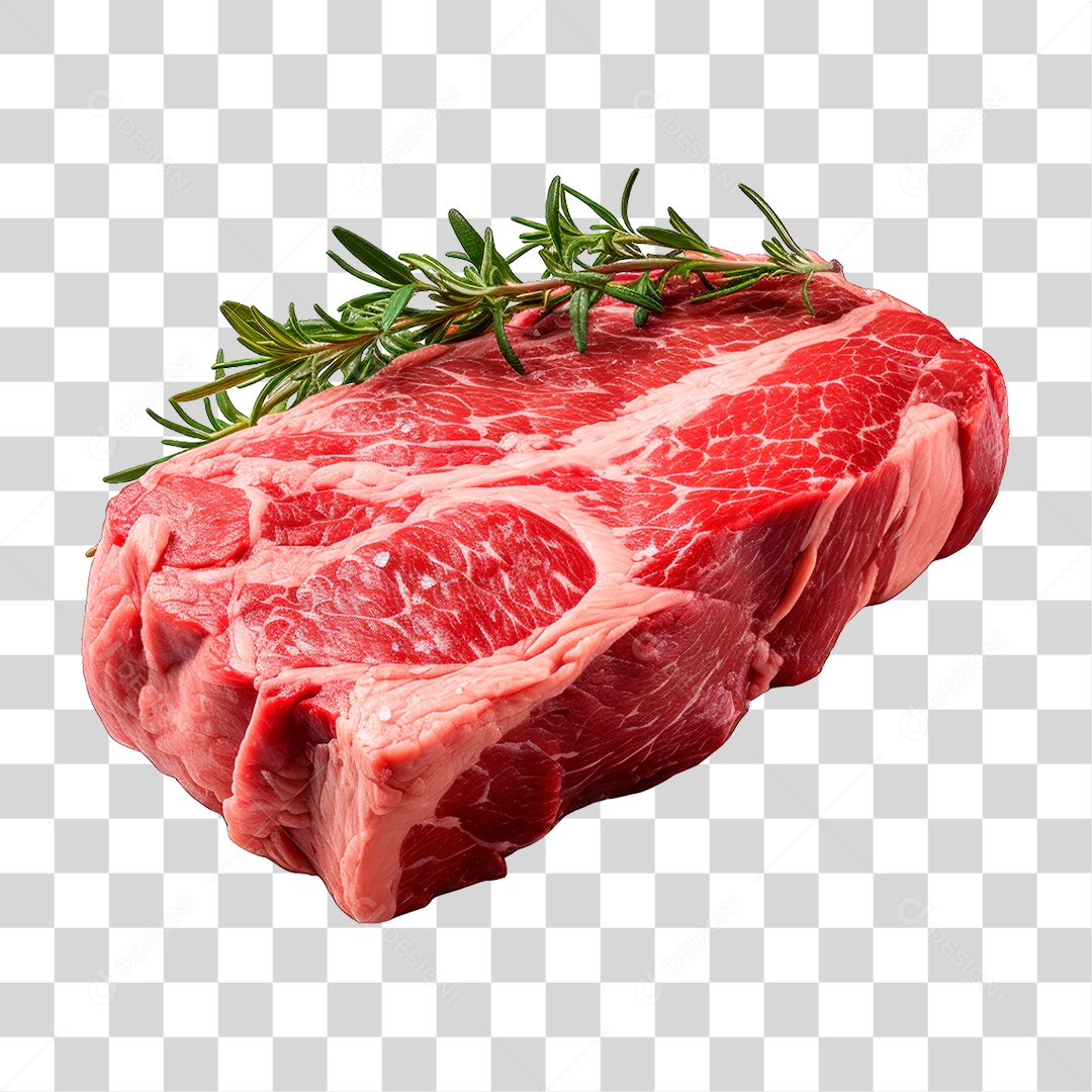 Pedaço de Carne Crua PNG Transparente