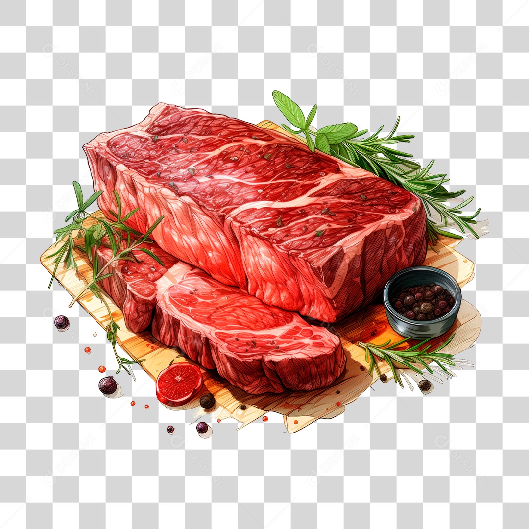 Pedaço de Carne PNG Transparente