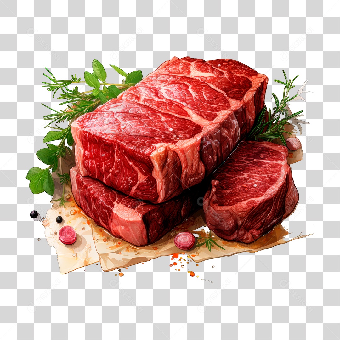 Pedaço de Carne PNG Transparente