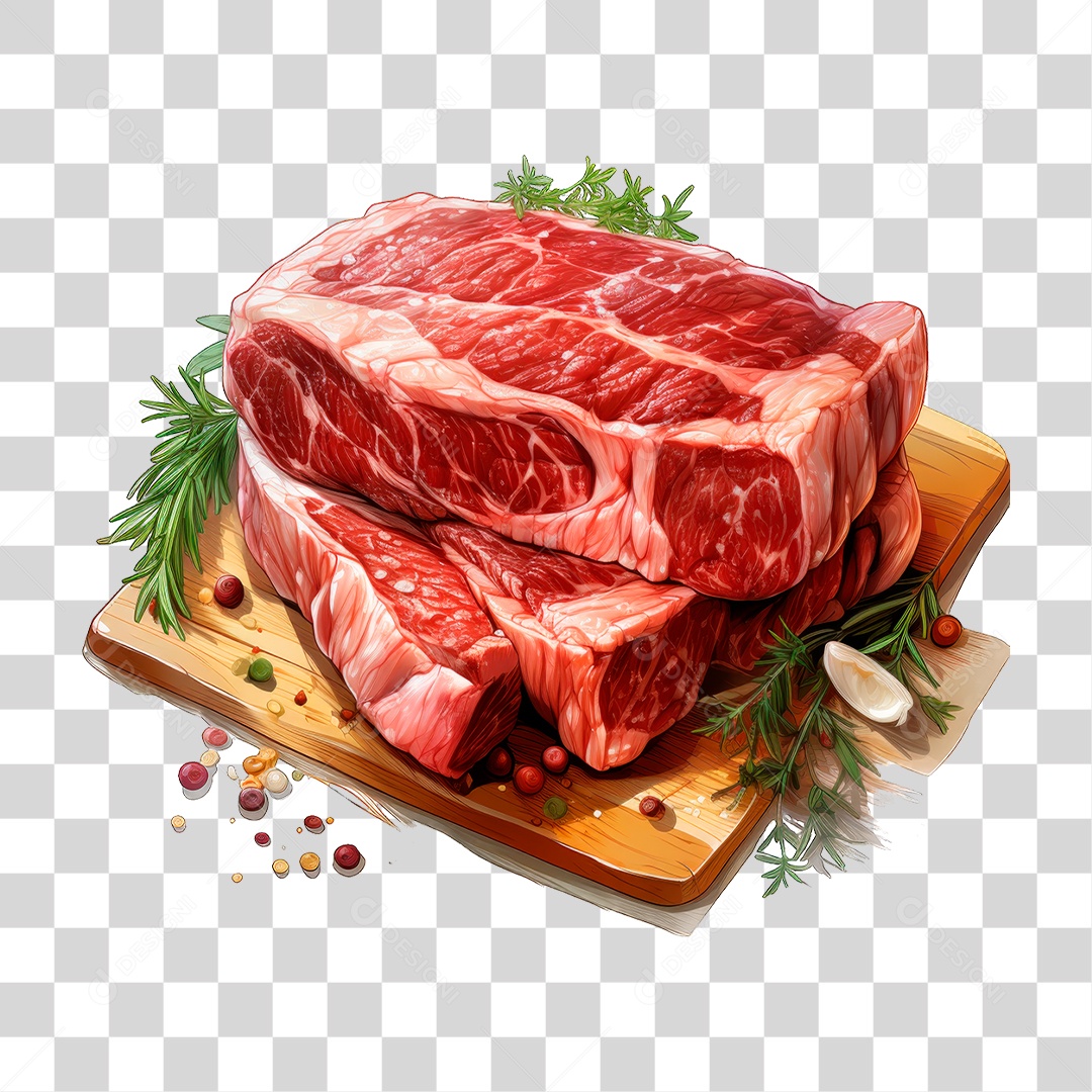 Pedaço de Carne PNG Transparente