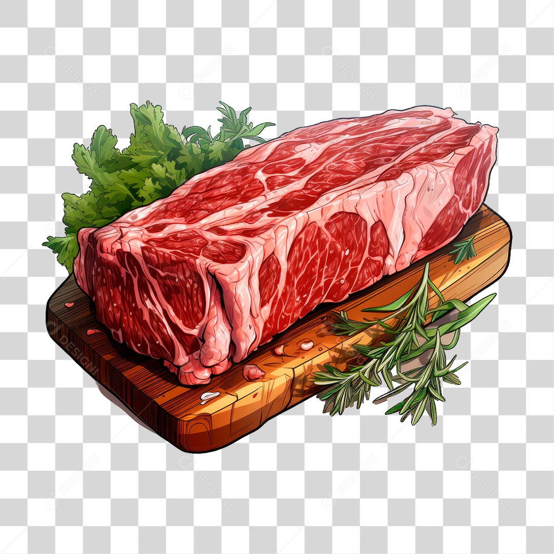 Pedaço de Carne PNG Transparente