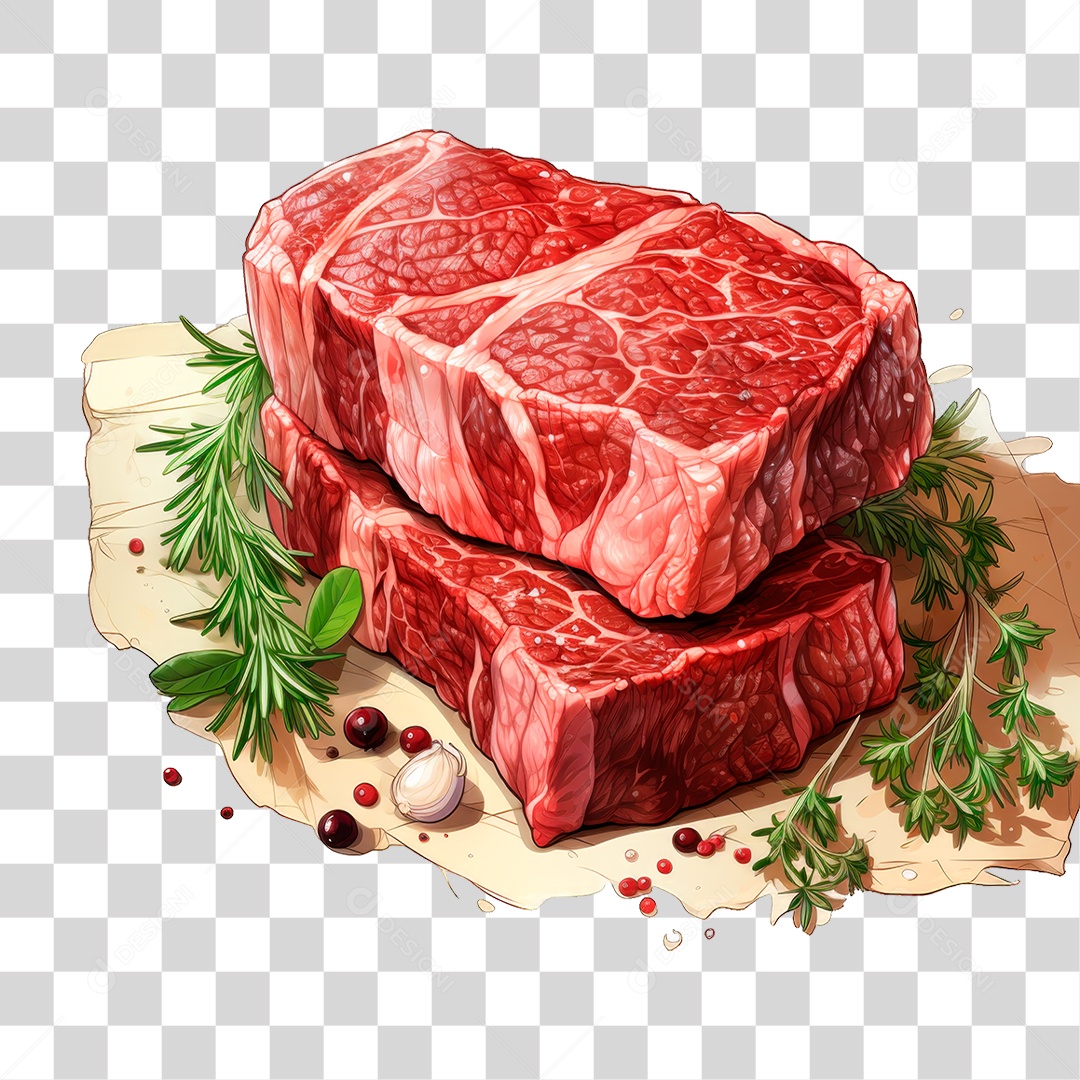 Pedaço de Carne PNG Transparente