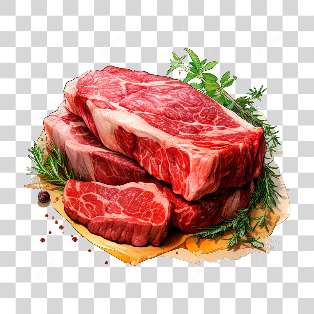 Pedaço de Carne PNG Transparente