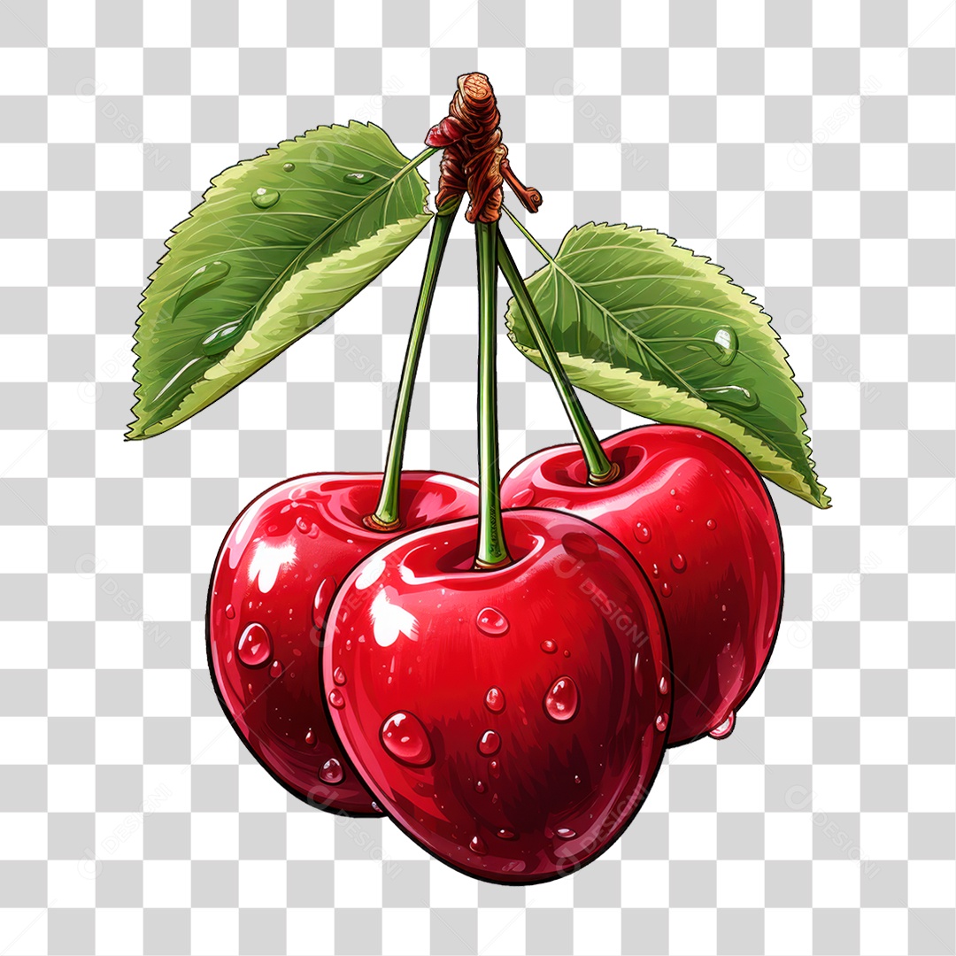 Cereja PNG Transparente