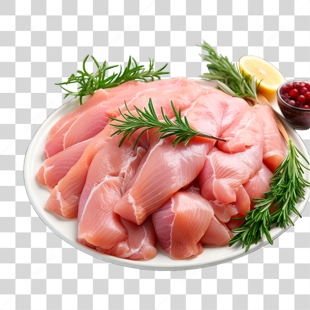 Fatia de Carne Suína PNG Transparente