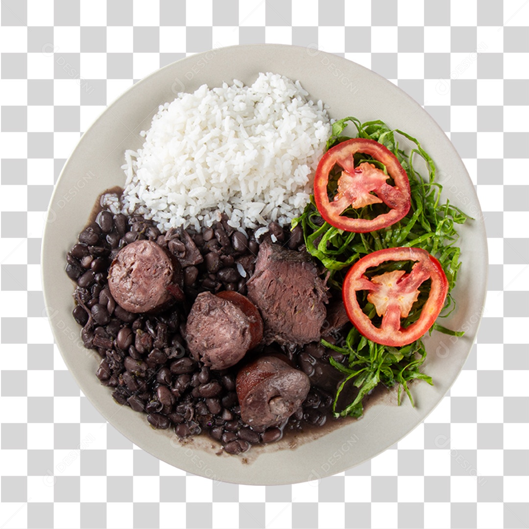 Prato de Feijoada PNG Transparente