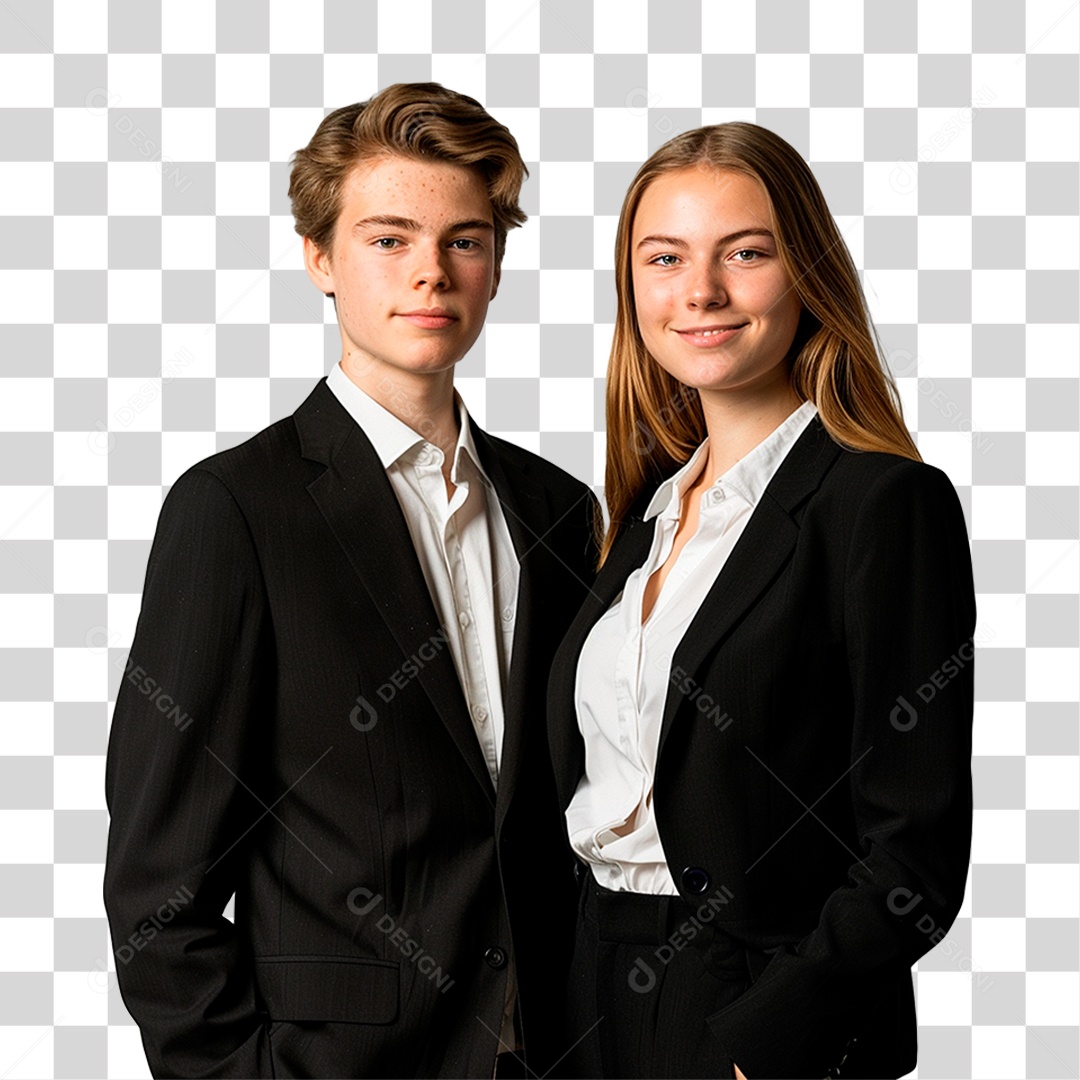 Jovens Empresários PNG Transparente