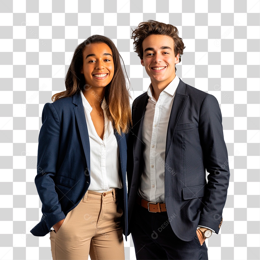 Jovens Empresários PNG Transparente