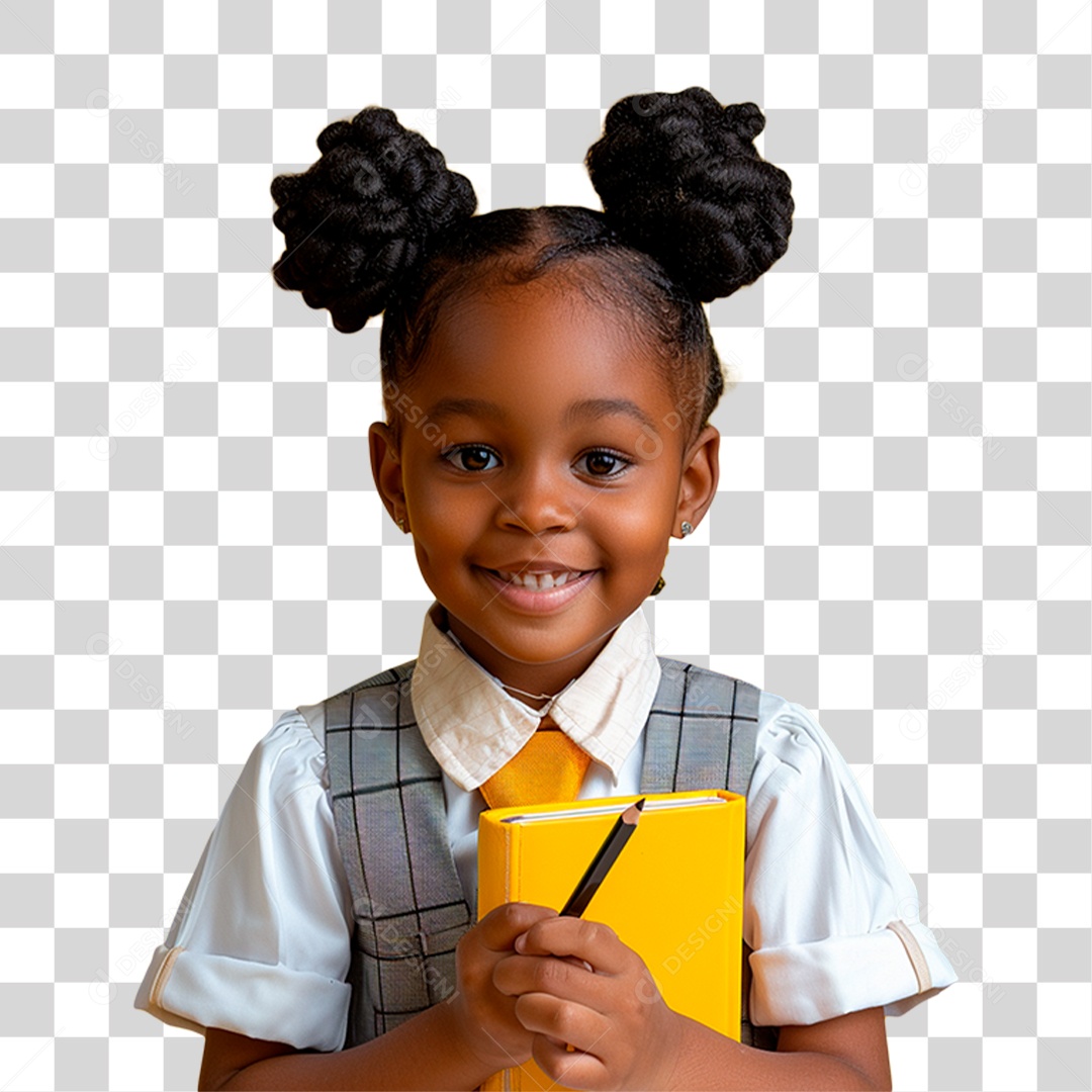 Estudante de Uniforme PNG Transparente