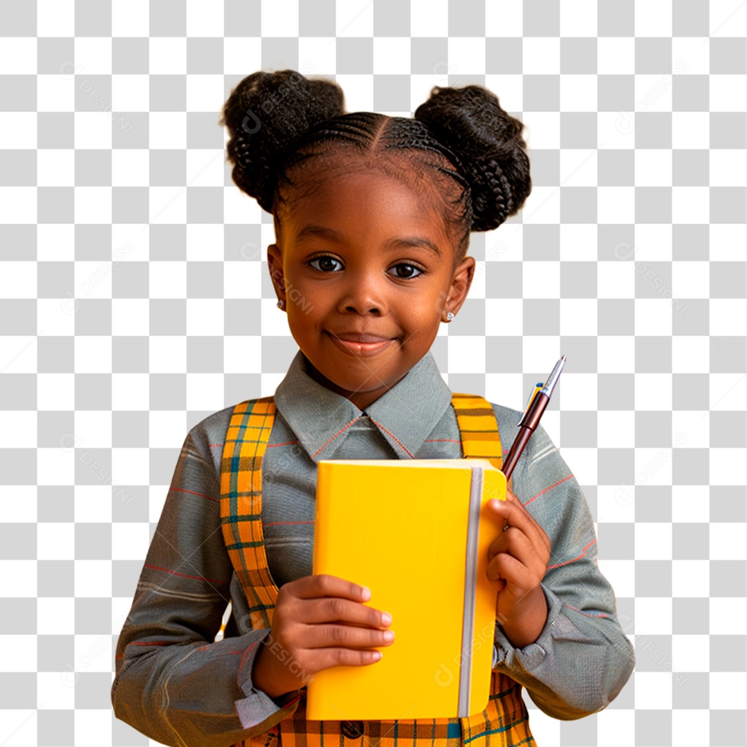 Estudante de Uniforme PNG Transparente