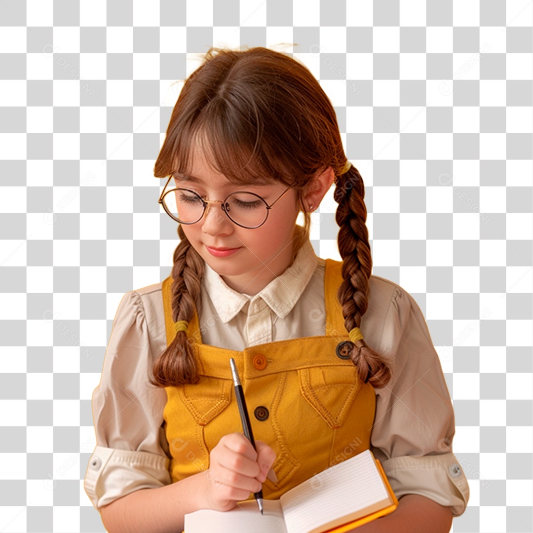 Estudante de Uniforme PNG Transparente