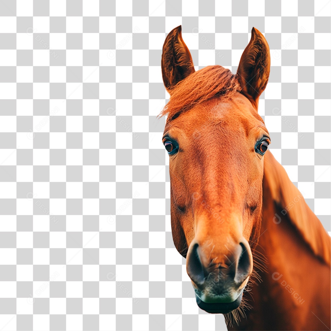 Cavalo Castanho PNG Transparente