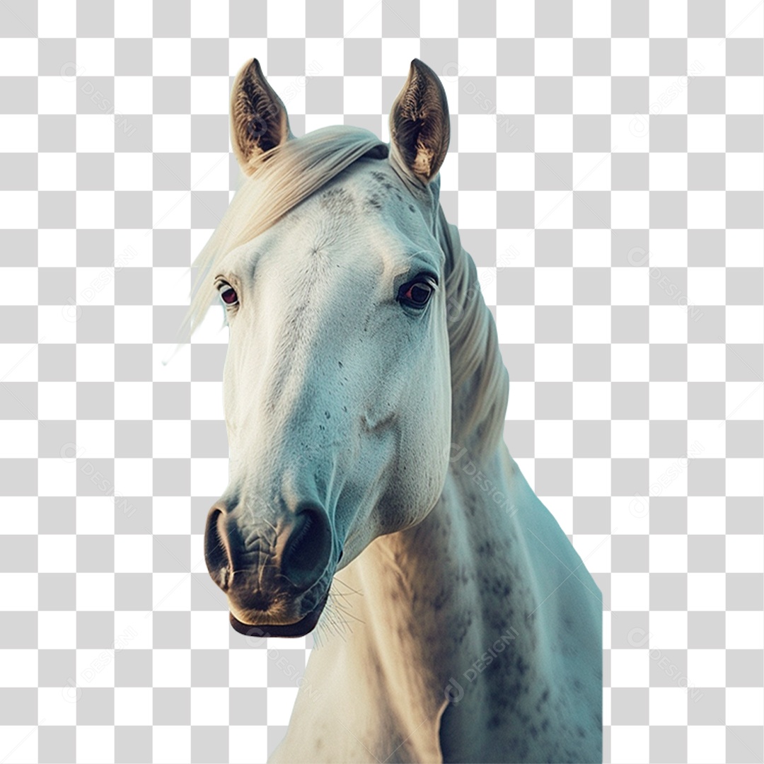 Cavalo Branco PNG Transparente