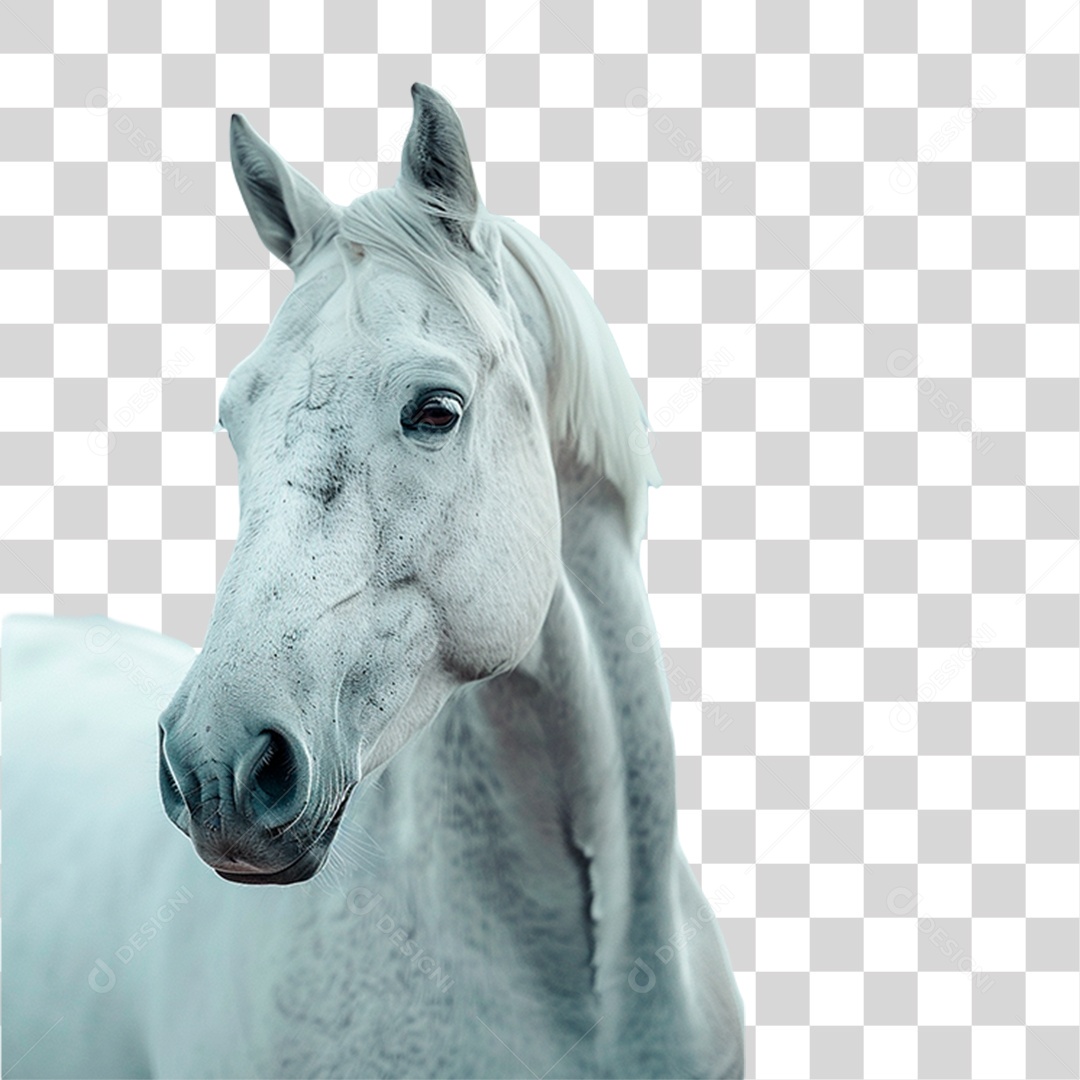 Cavalo Branco PNG Transparente
