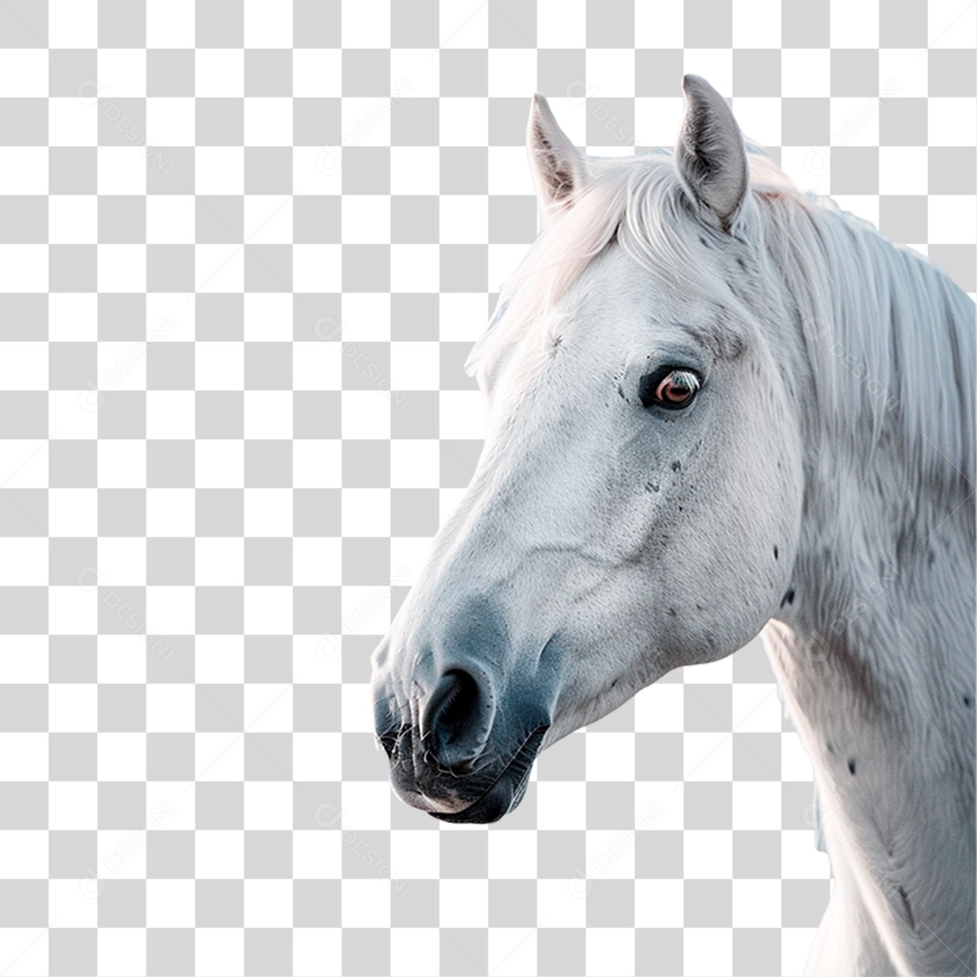 Cavalo Branco PNG Transparente