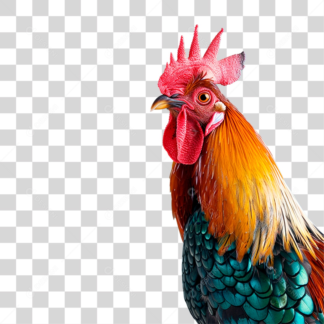 Galo Caipira PNG Transparente