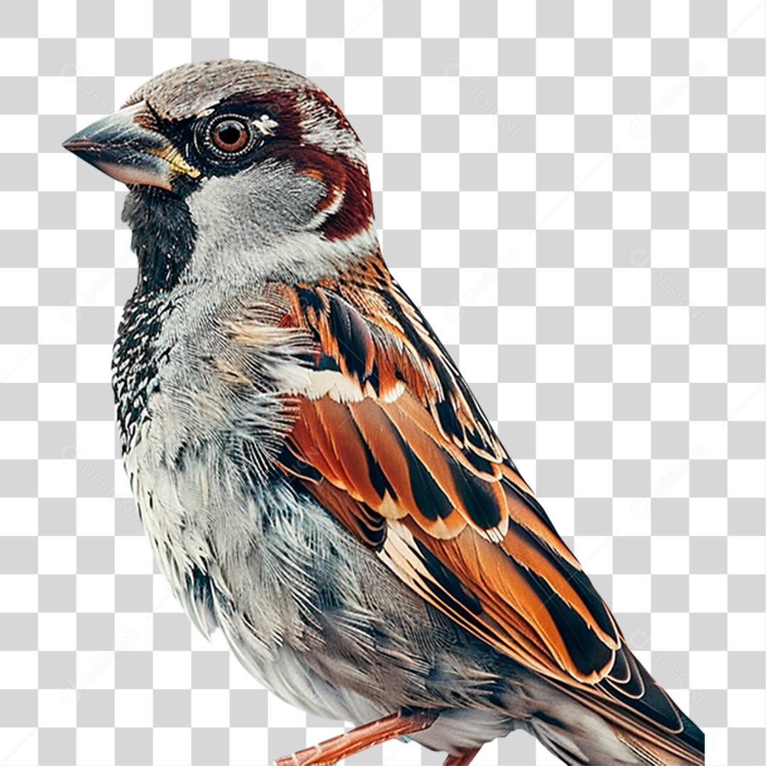 Pardal PNG Transparente