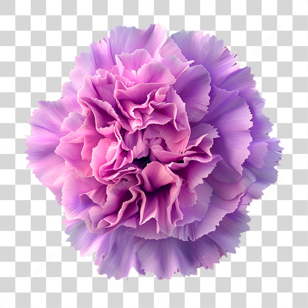 Flor Roxa PNG Transparente