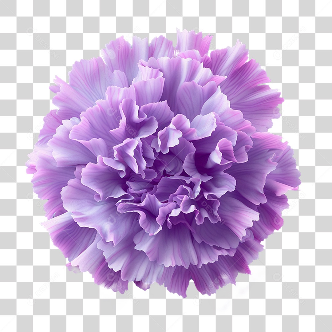 Flor Roxa PNG Transparente