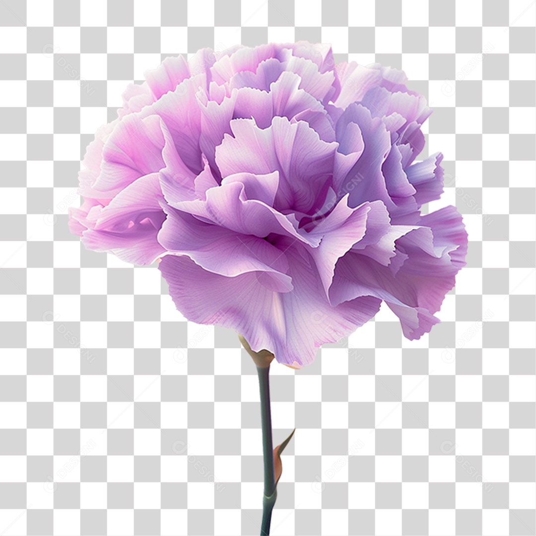 Flor Roxa PNG Transparente