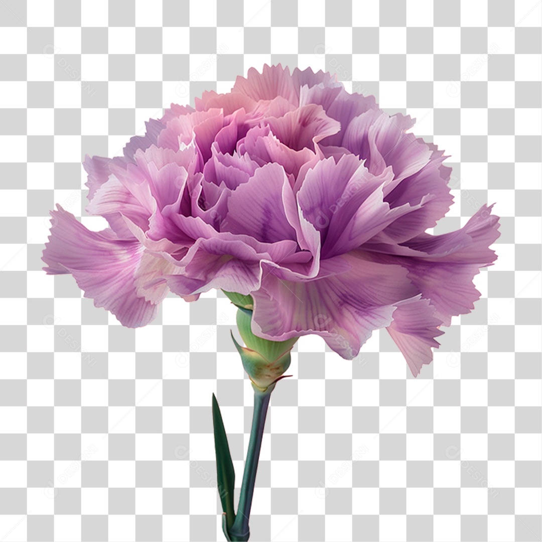 Flor Roxa PNG Transparente