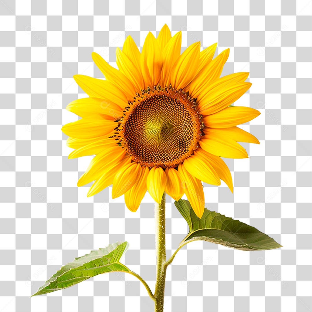 Planta Girassol PNG Transparente