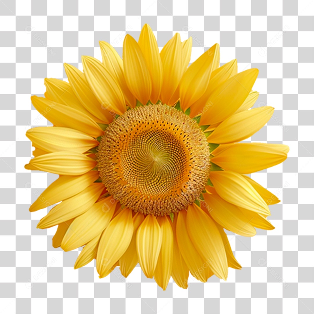 Planta Girassol PNG Transparente