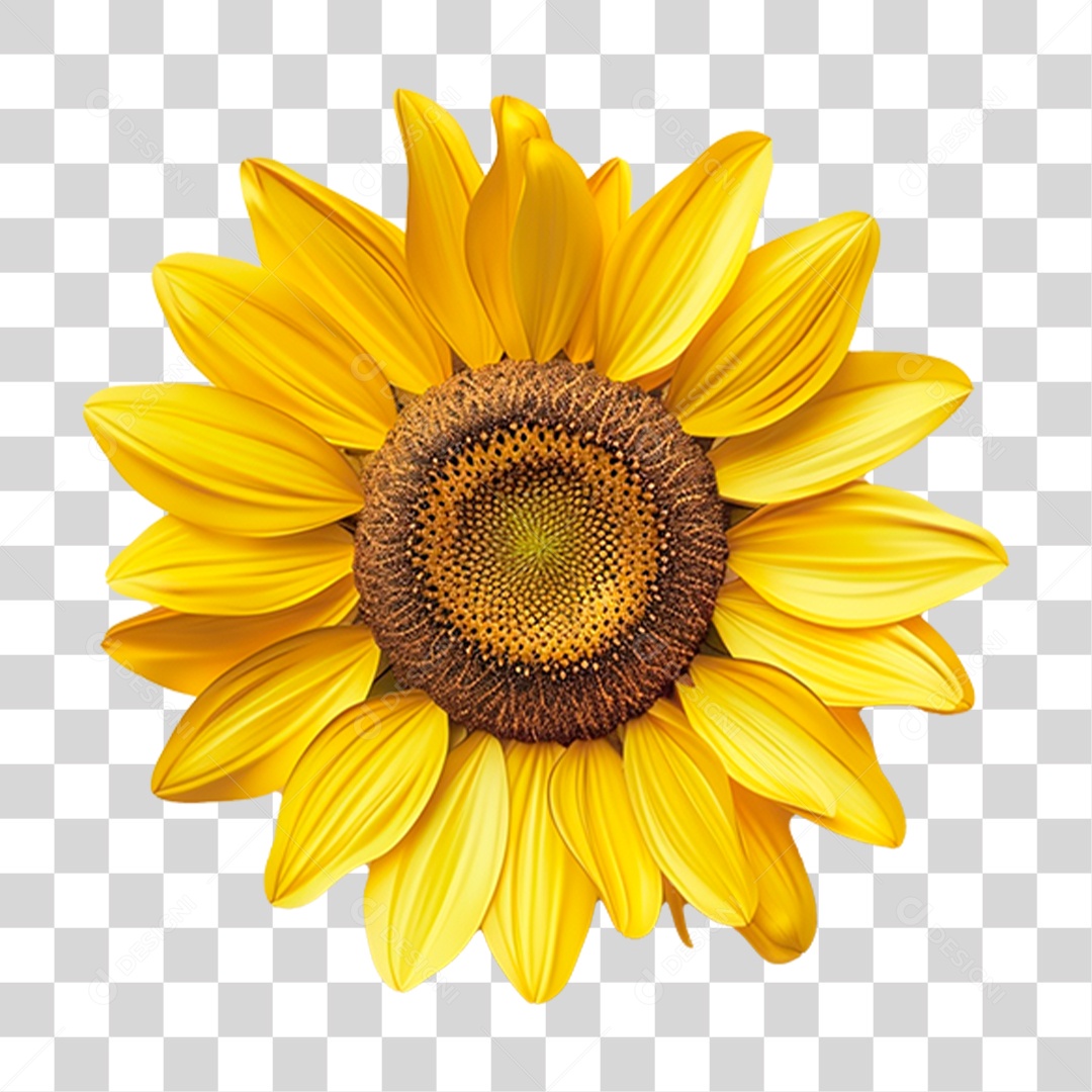 Planta Girassol PNG Transparente