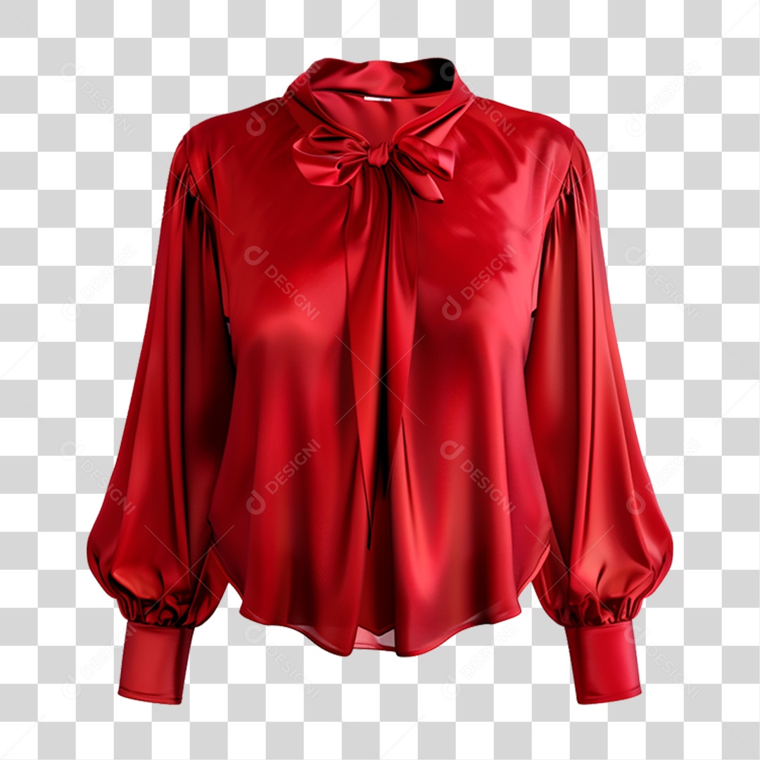 Camiseta de Manga Longa Feminina PNG Transparente