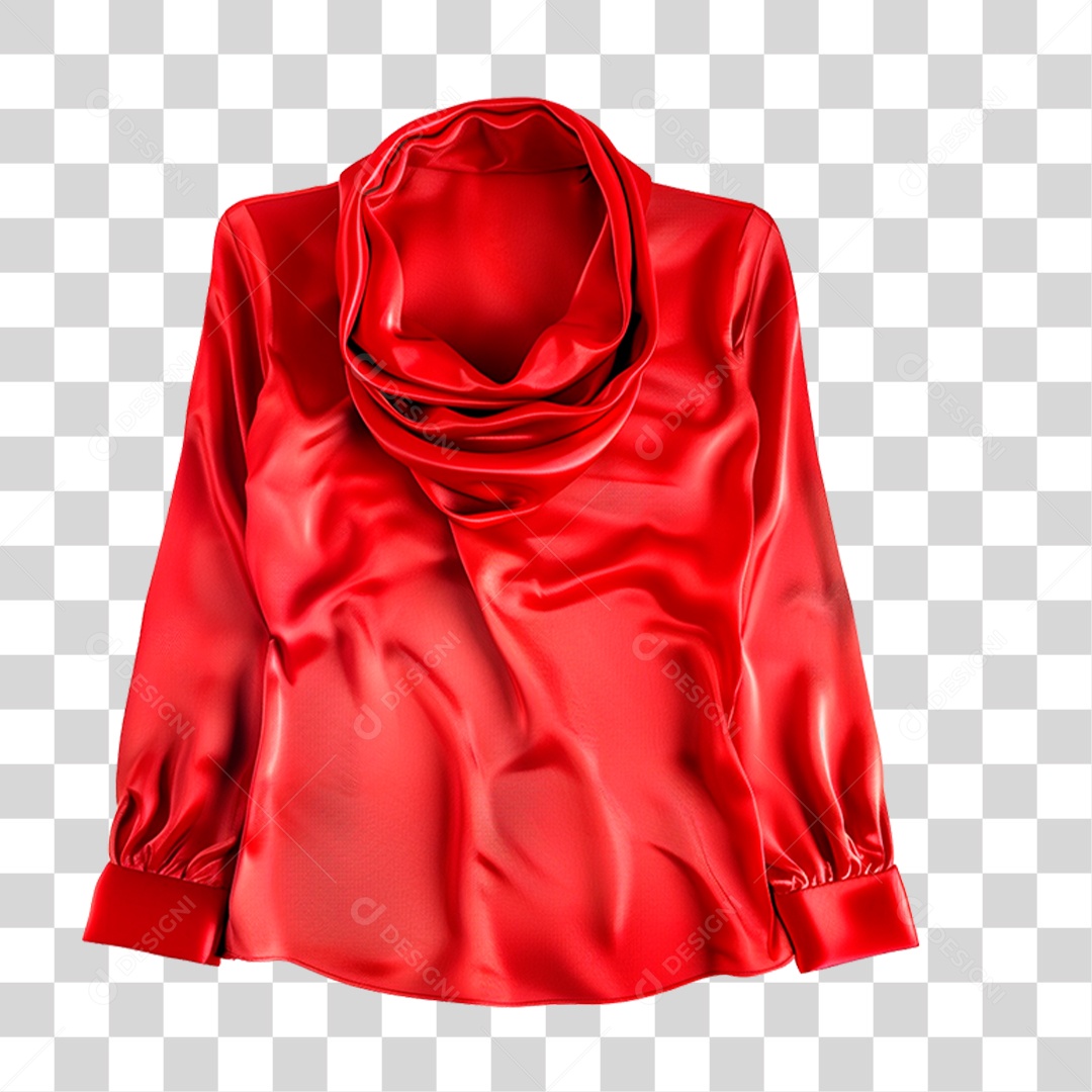 Camiseta de Manga Longa Feminina PNG Transparente