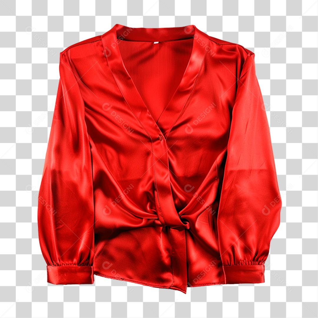 Camiseta de Manga Longa Feminina PNG Transparente