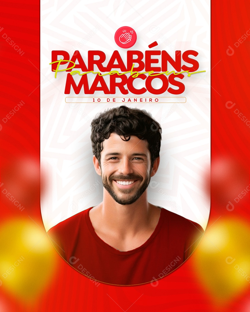 Feliz Aniversário Social Media PSD Editável