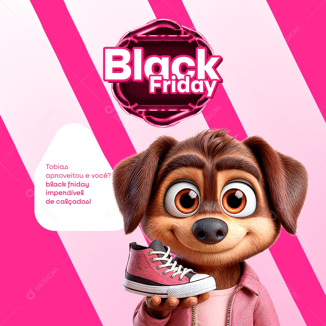 Black Friday Oferta da Hora Social Media PSD Editável