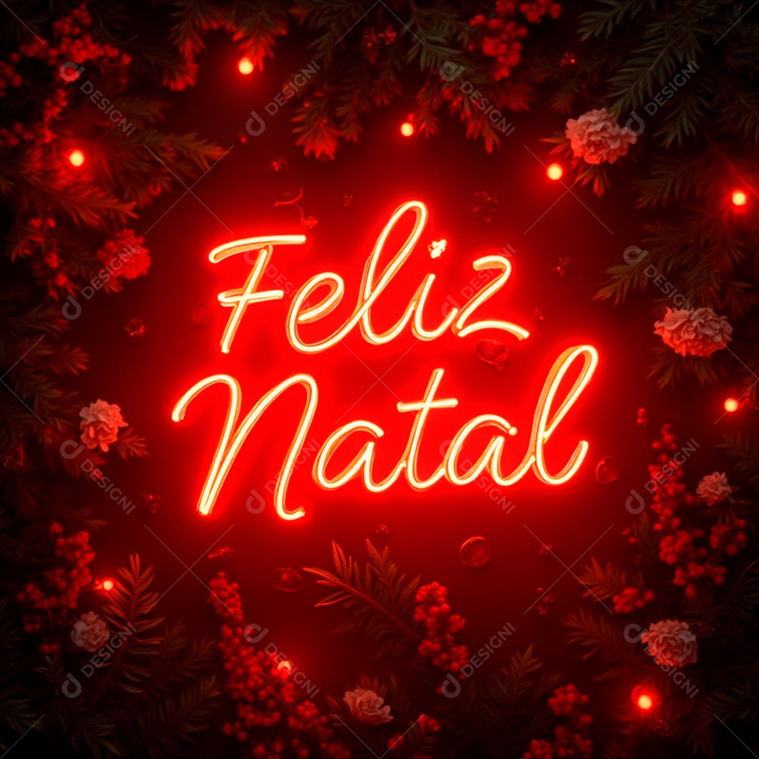 Feliz Natal Social Media PSD Editável